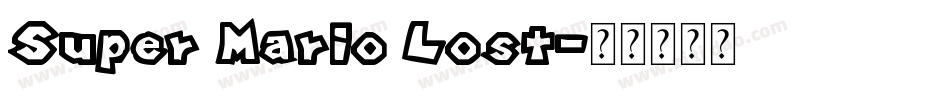 Super Mario Lost字体转换